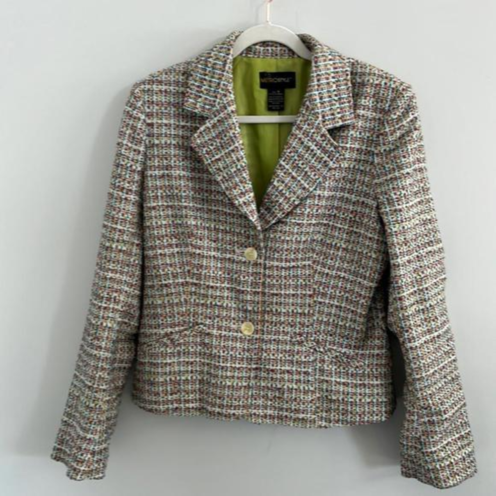 Metro‎ style blazer jacket 2 buttons